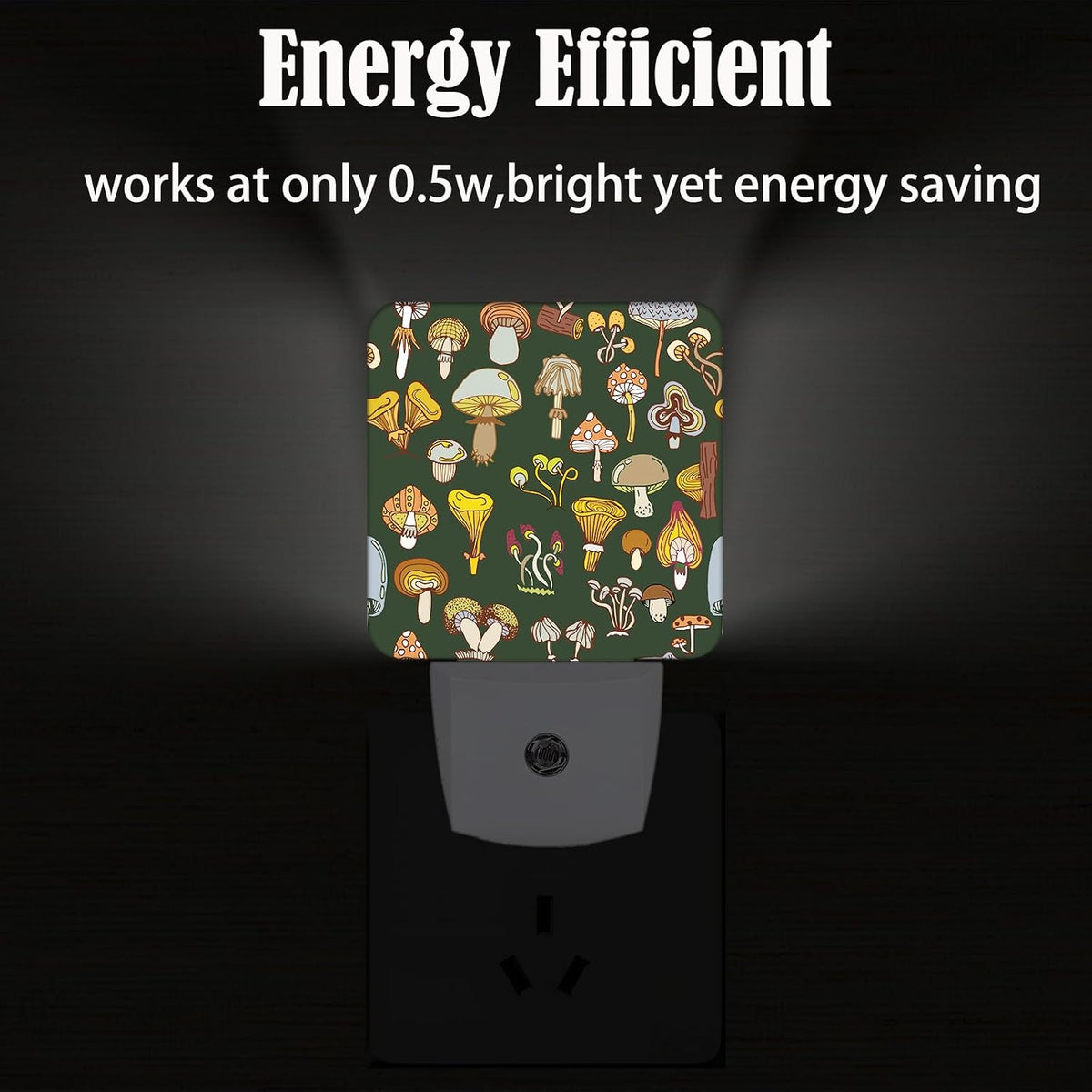 1.96"D x 2.95"W x 4.5"H night lights & ambient lighting, alternate view 4