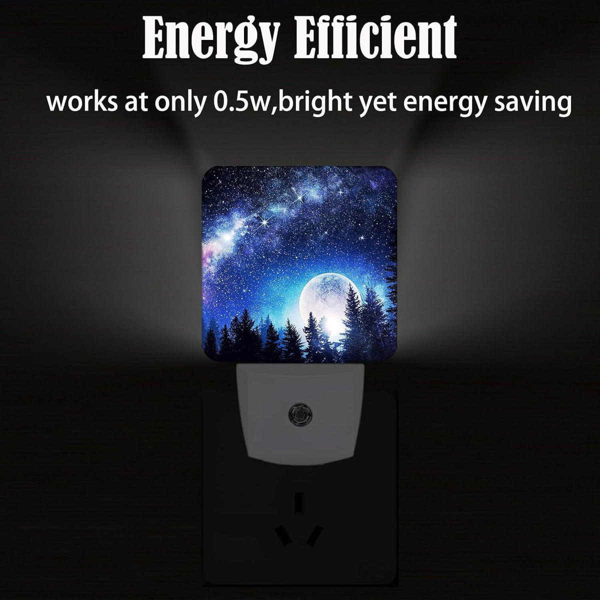 1.96"D x 2.95"W x 4.5"H night lights & ambient lighting, alternate view 4