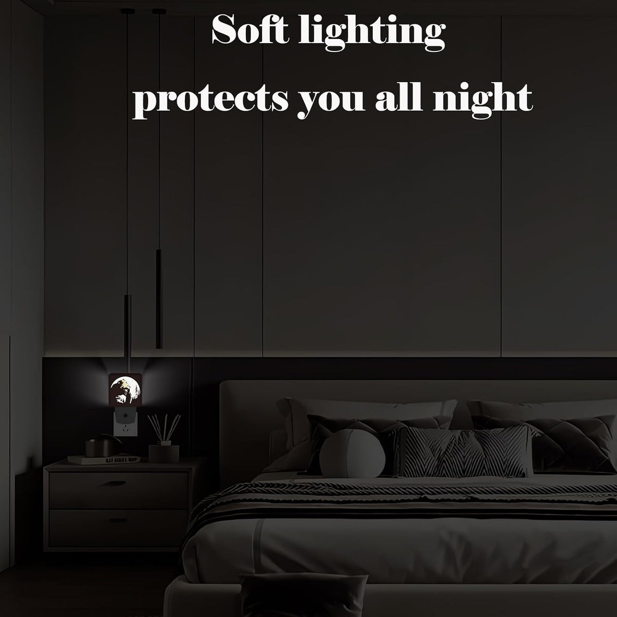 1.96"D x 2.95"W x 4.5"H night lights & ambient lighting, alternate view 7