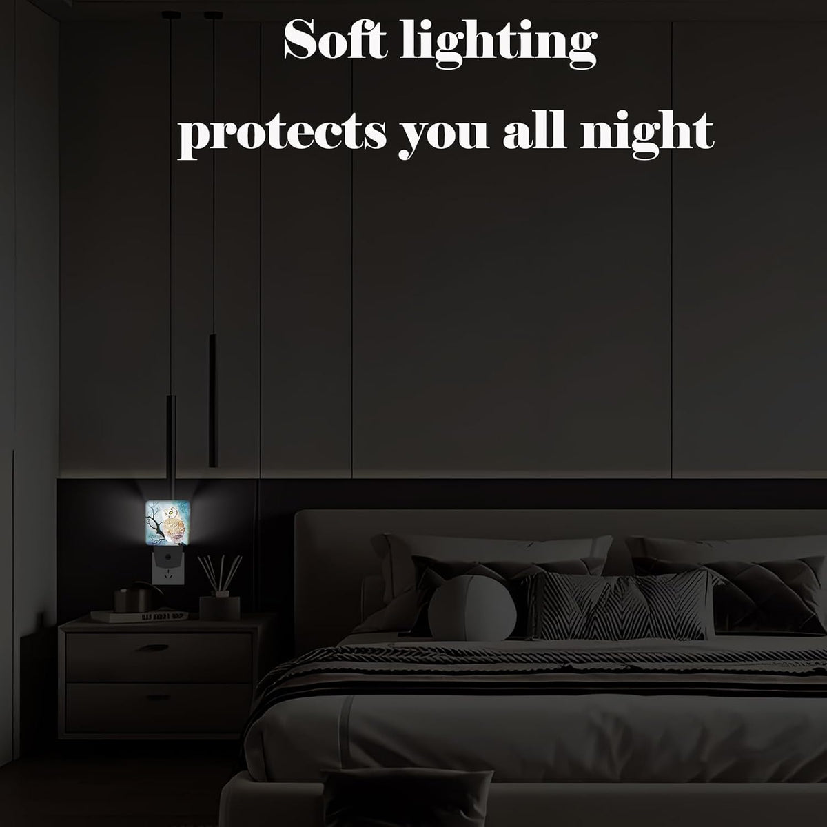 1.96"D x 2.95"W x 4.5"H plastic night lights & ambient lighting, alternate view 7