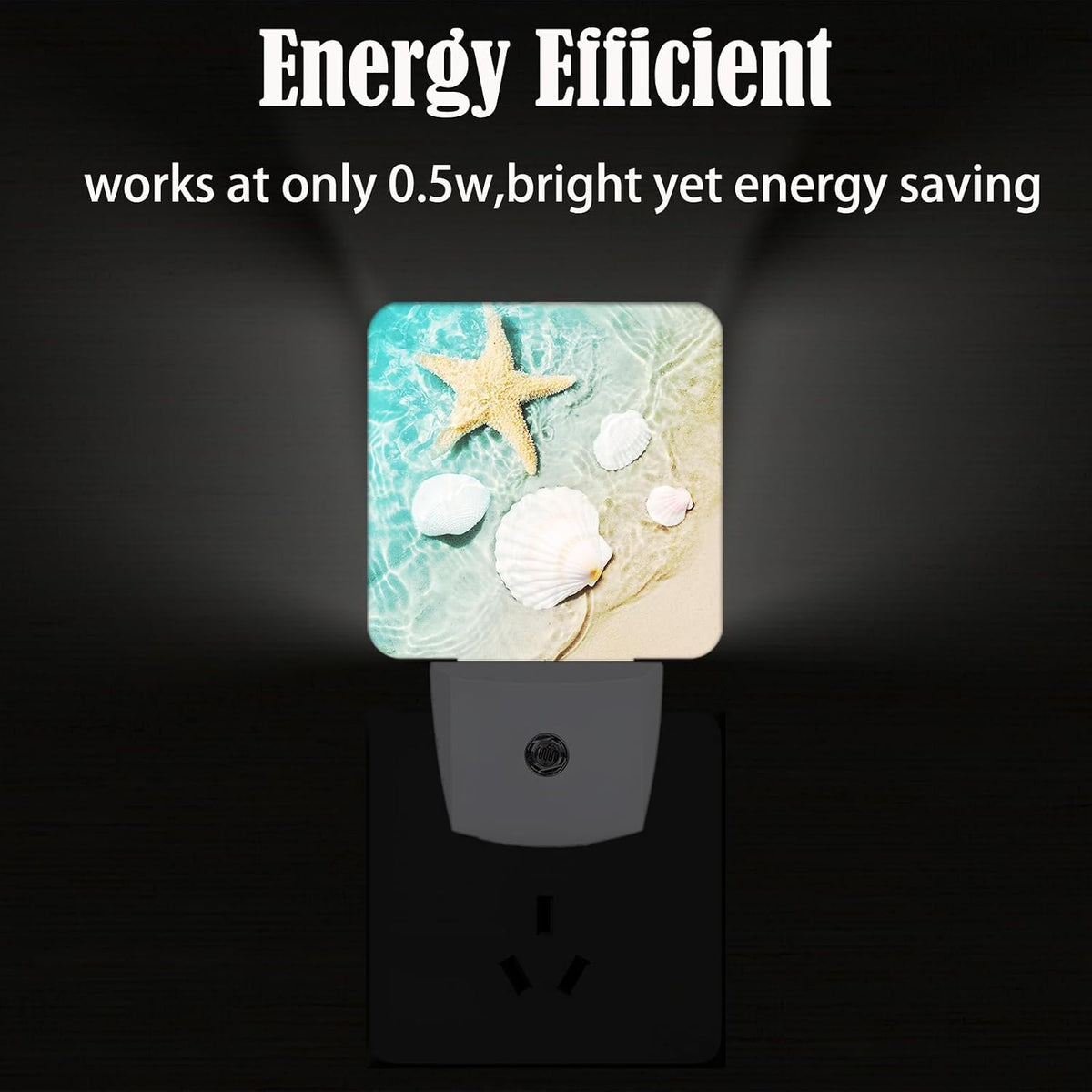 1.96"D x 2.95"W x 4.5"H plastic night lights & ambient lighting, alternate view 4