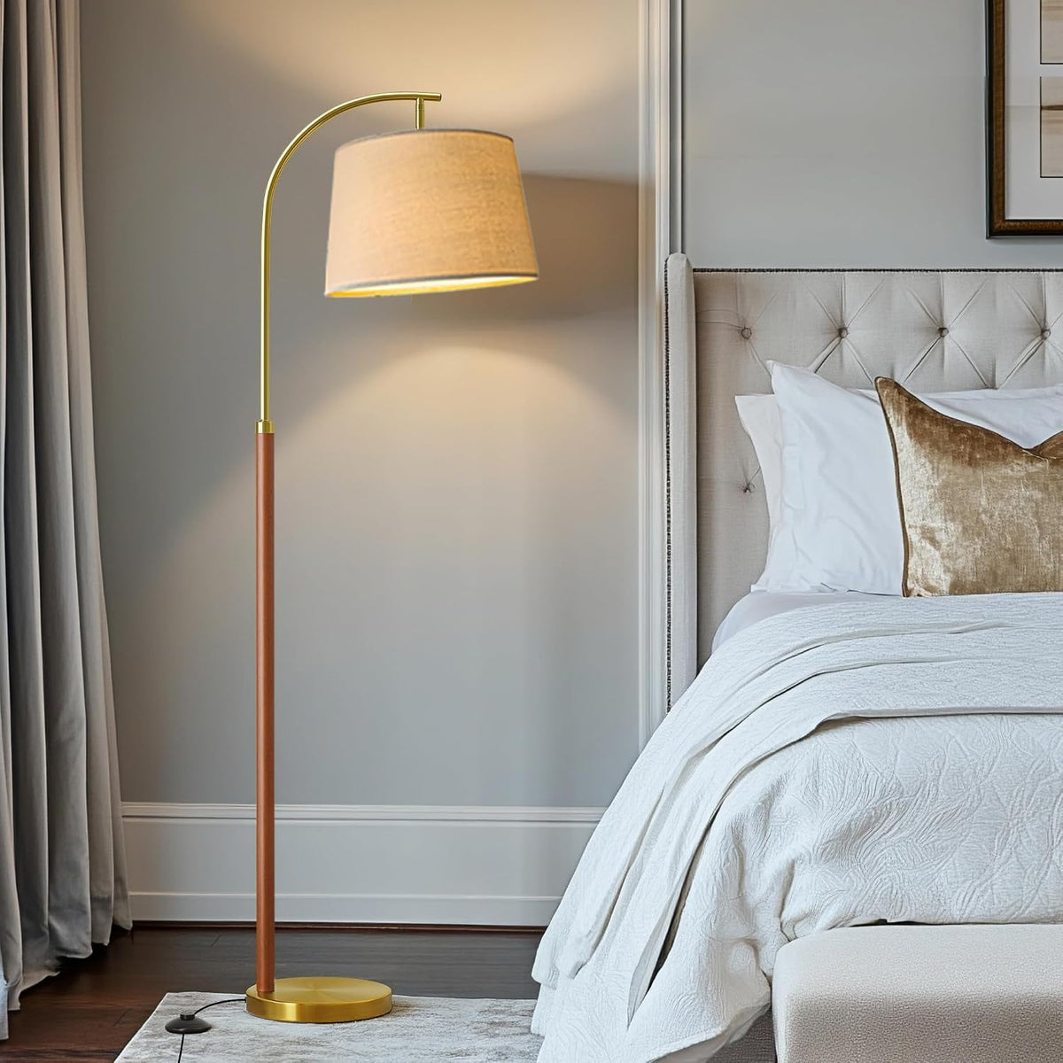 19"D x 10"W x 62.5"H metal floor lamps, alternate view 2
