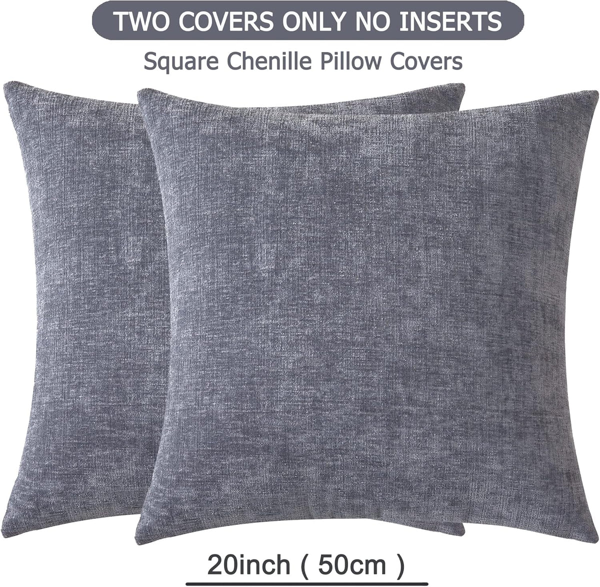 20"L x 20"W velvet throw pillow accessories in Dark Grey, alternate view 6