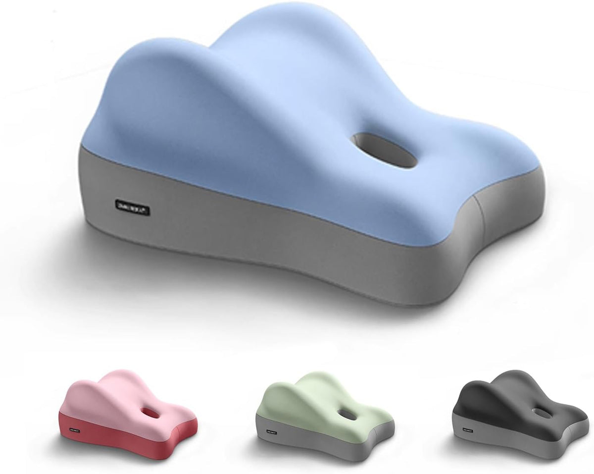 memory foam backrest pillows in Blue