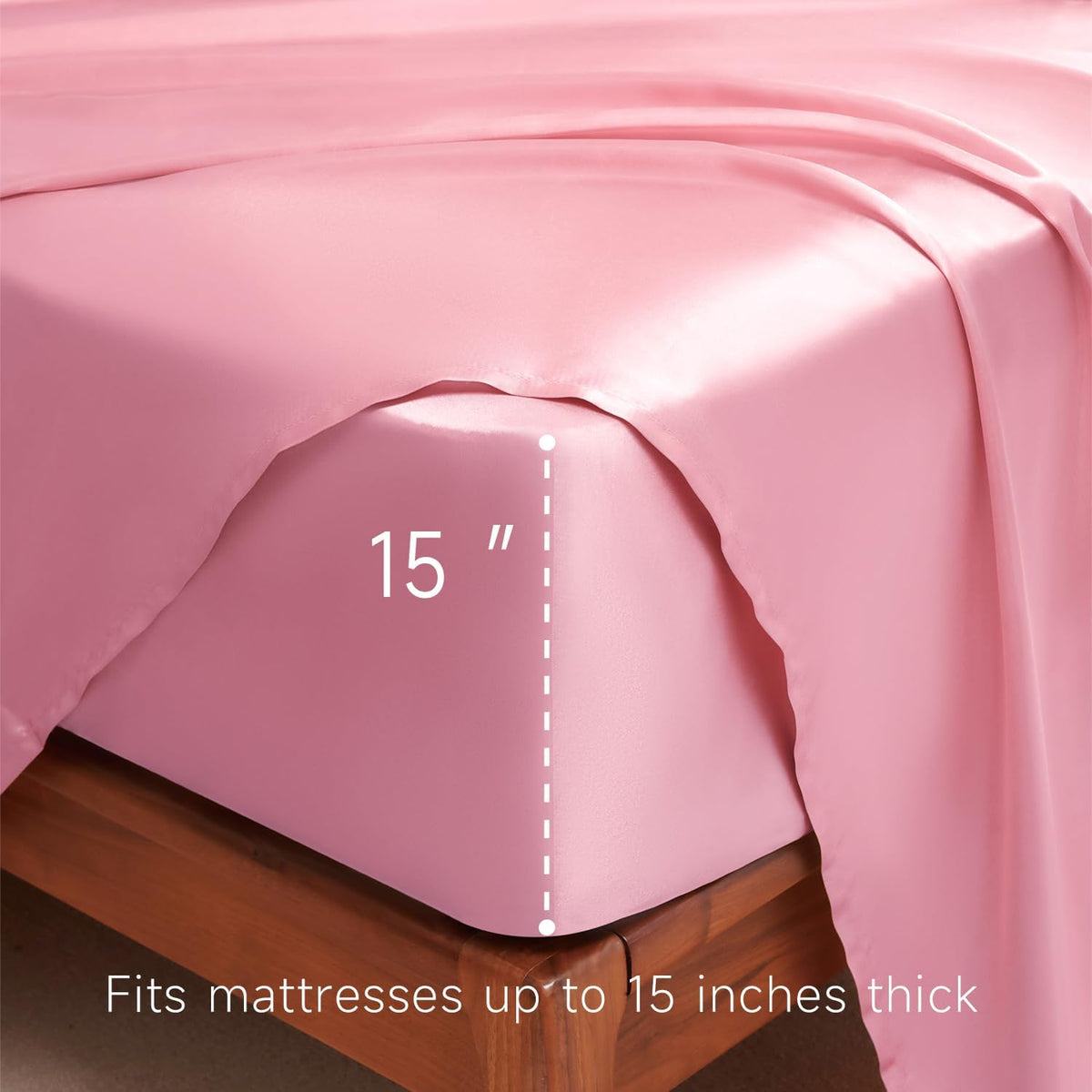 Twin polyester bedding sets in Light Pink, alternate view 6