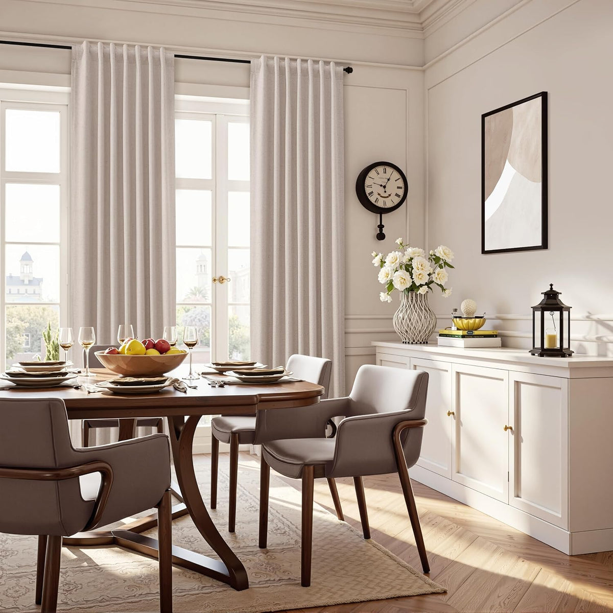 96"L x 52"W fabric curtains, alternate view 8