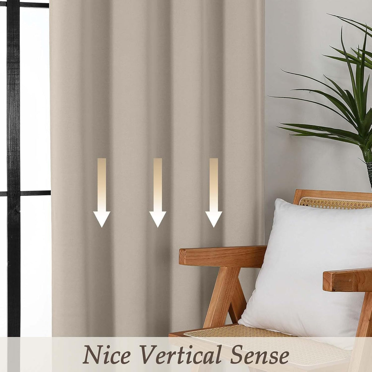 96"L x 50"W polyester curtains, alternate view 8