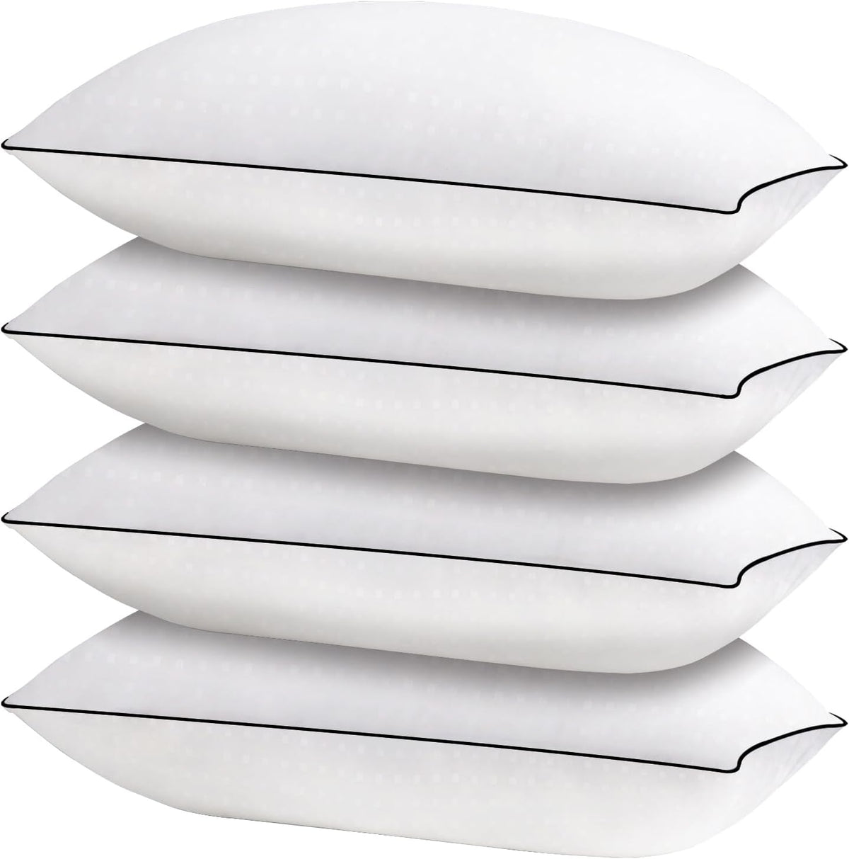 Queen polyester pillows in White