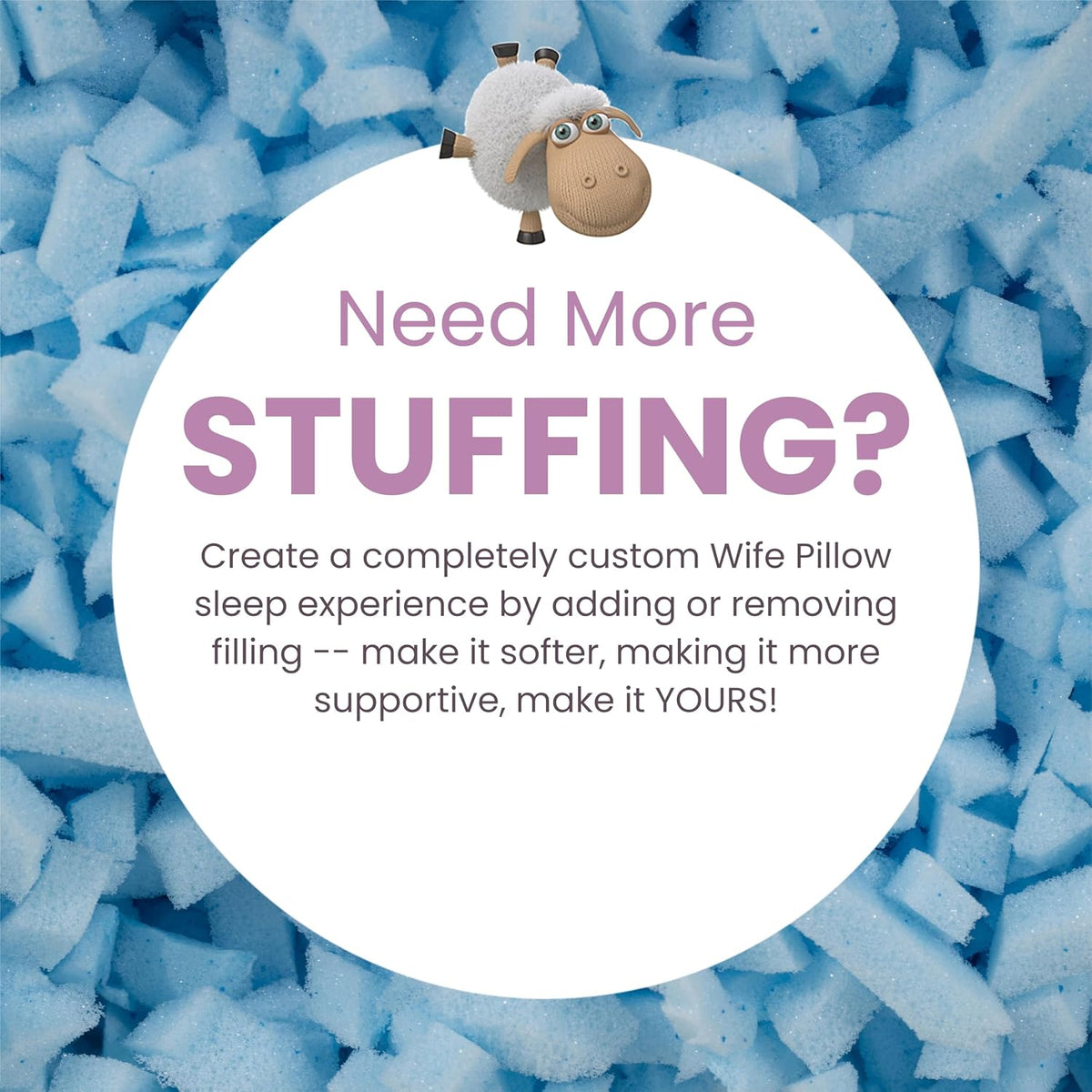 Home ~ Extra Filling memory foam pillows, alternate view 2