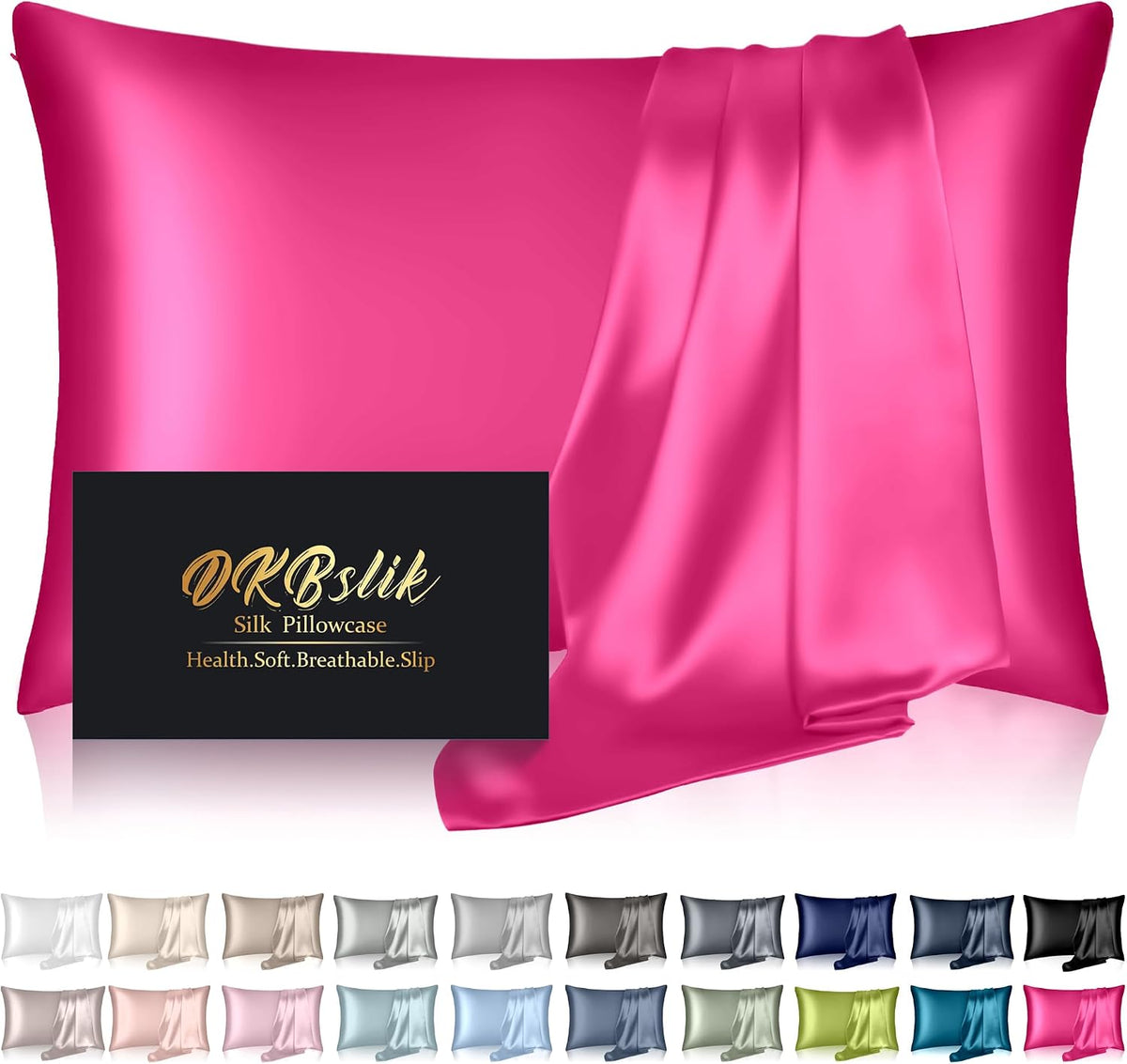 Home King - 20×36 Inch silk pillowcases