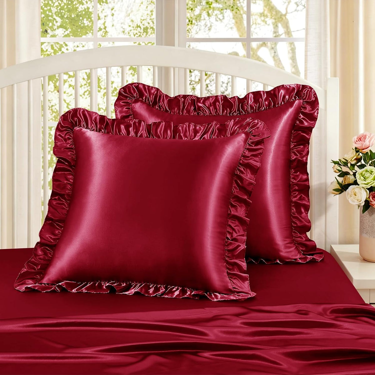 Euro - 26 x 26 Inch satin pillowcases, alternate view 6