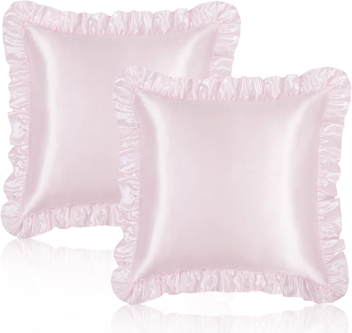Euro - 26 x 26 Inch satin pillowcases