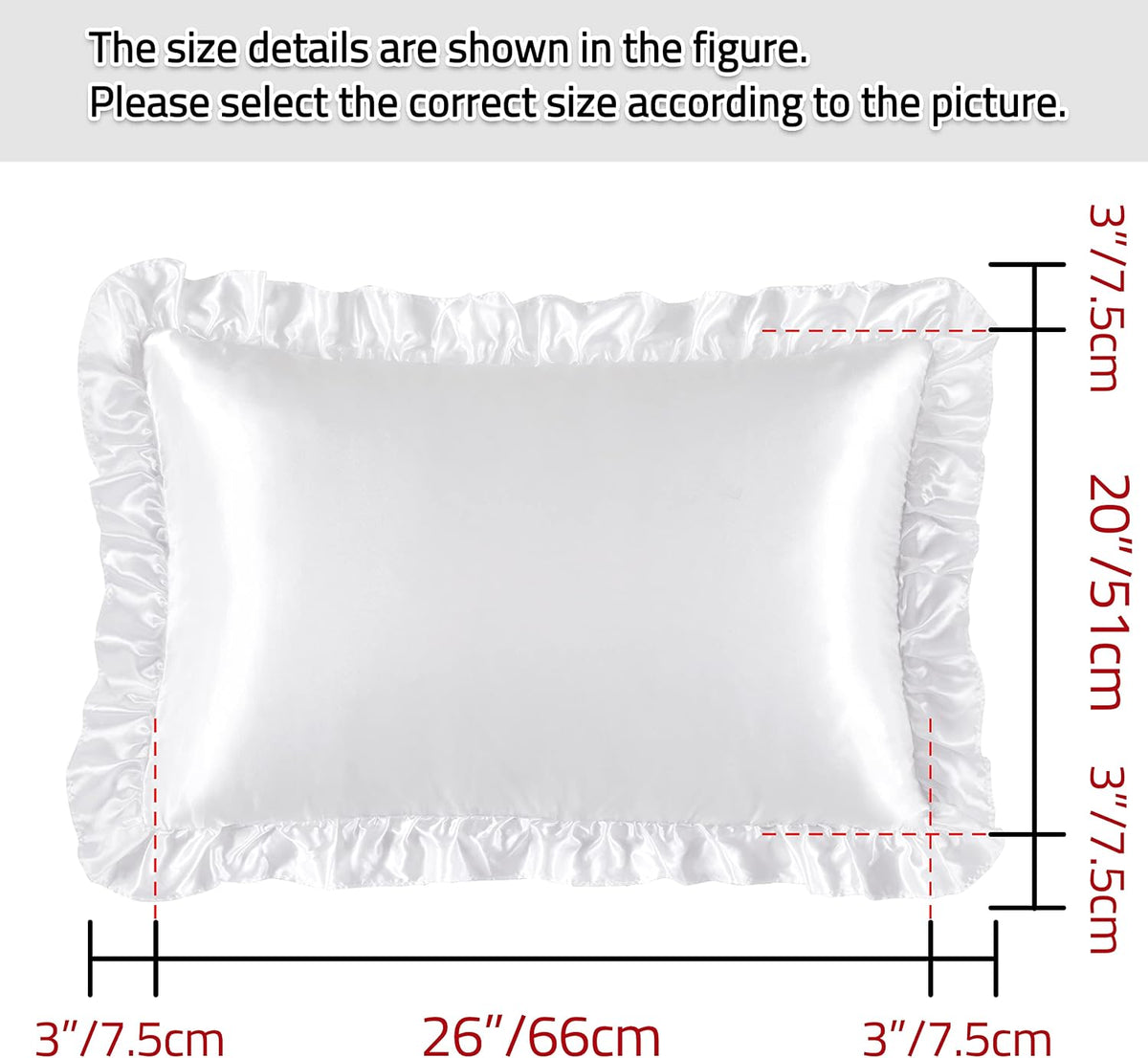 Standard(20x26) satin pillowcases, alternate view 5