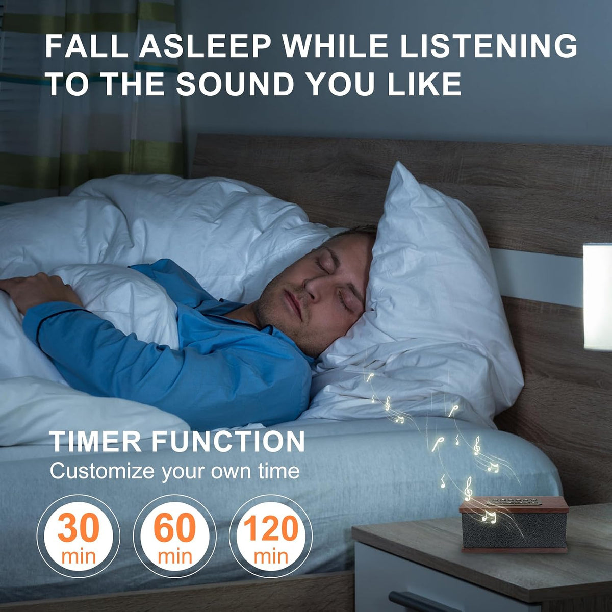plastic white noise machines in Black, alternate view 5