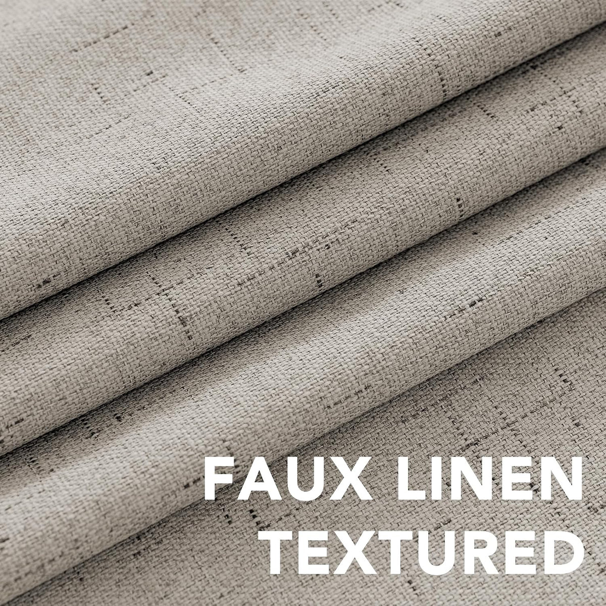 45"L x 52"W linen curtains, alternate view 4