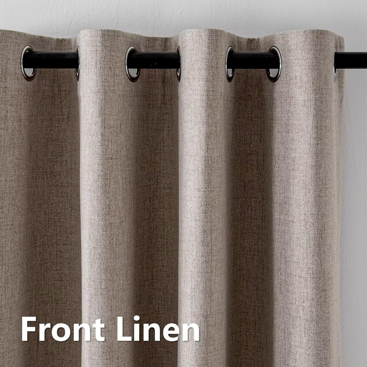 96"L x 40"W polyester curtains, alternate view 2