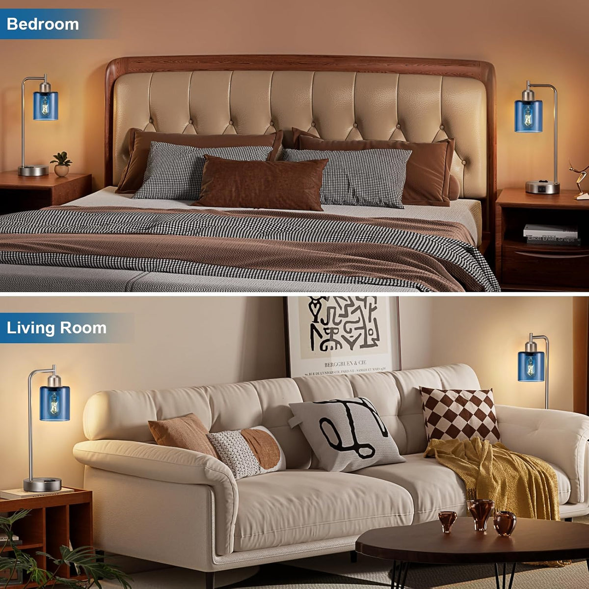 4.9"D x 6.7"W x 16.1"H table lamps, alternate view 5