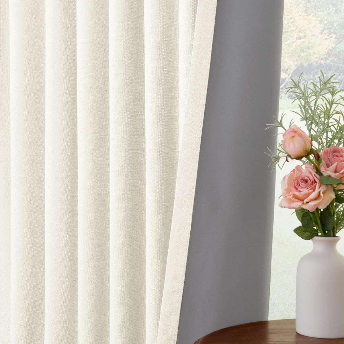 63"L x 50"W polyester curtains, alternate view 6