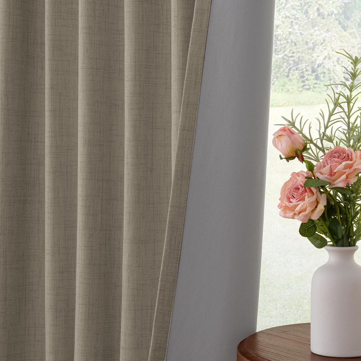96"L x 50"W polyester curtains, alternate view 6