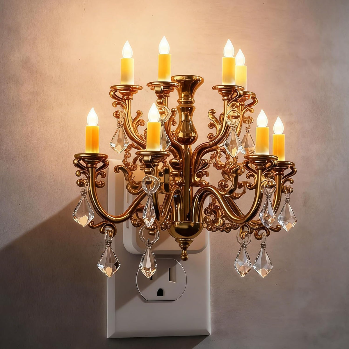 0.35"D x 0.45"W x 0.34"H plastic night lights & ambient lighting