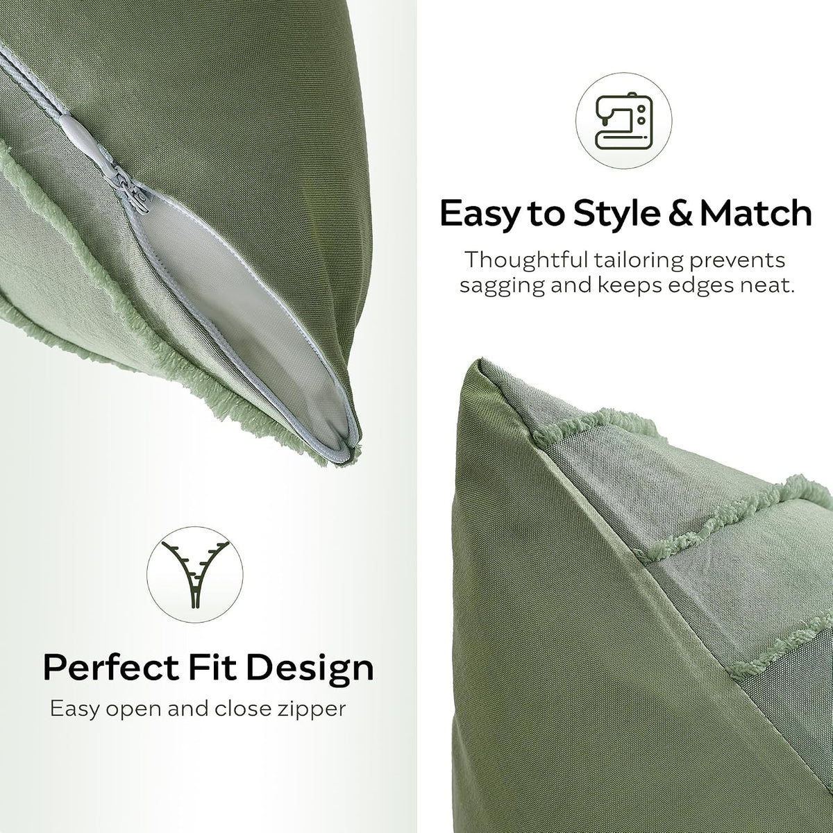 12" x 20" polyester pillowcases, alternate view 3