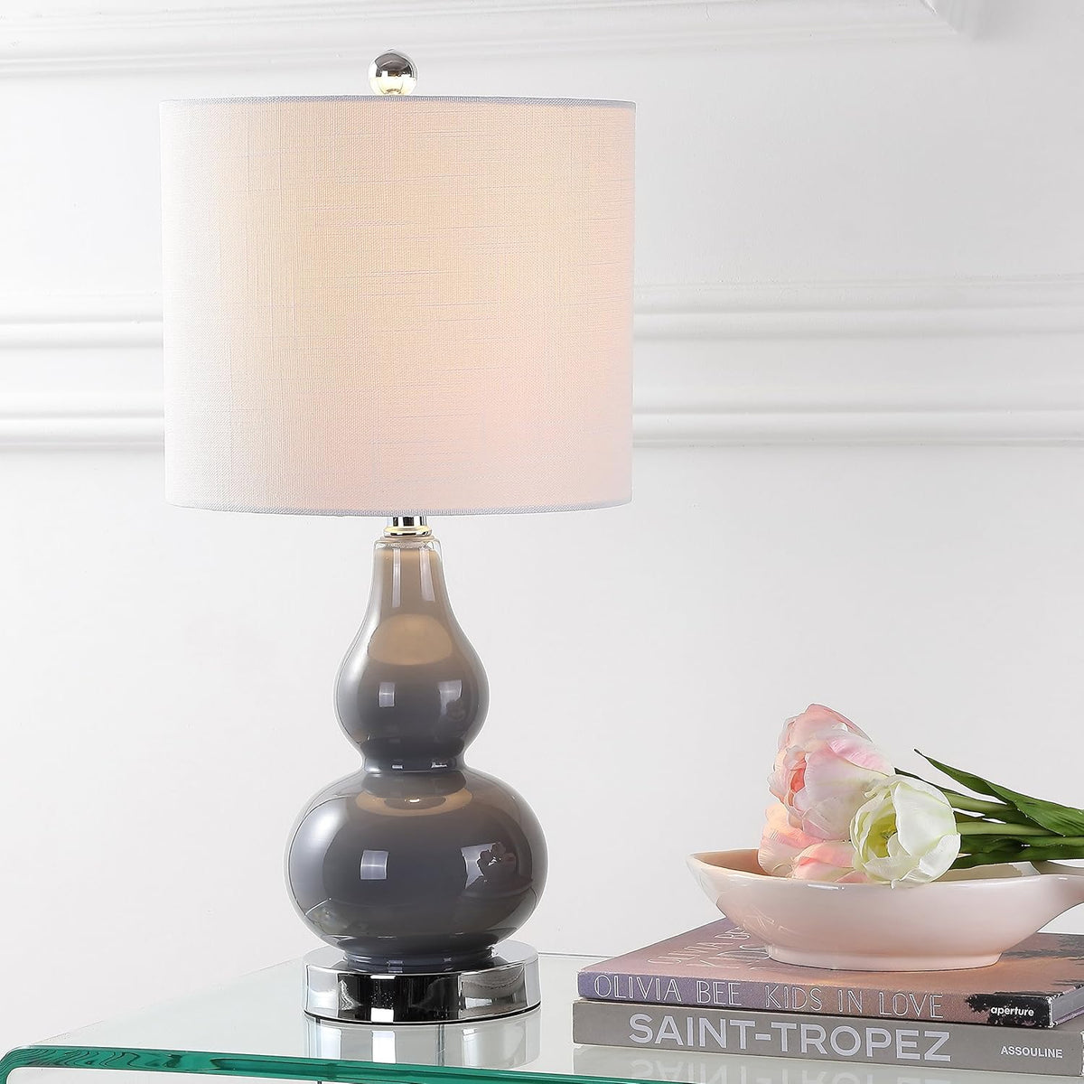10"D x 10"W x 20.5"H table lamps, alternate view 2