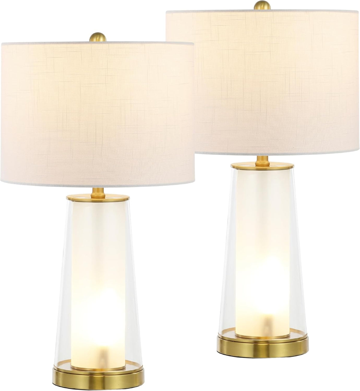 14"D x 14"W x 26"H metal table lamps