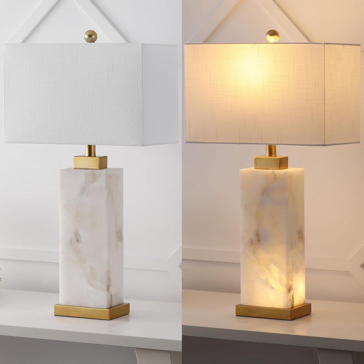 8"D x 15"W x 27.5"H metal table lamps, alternate view 6