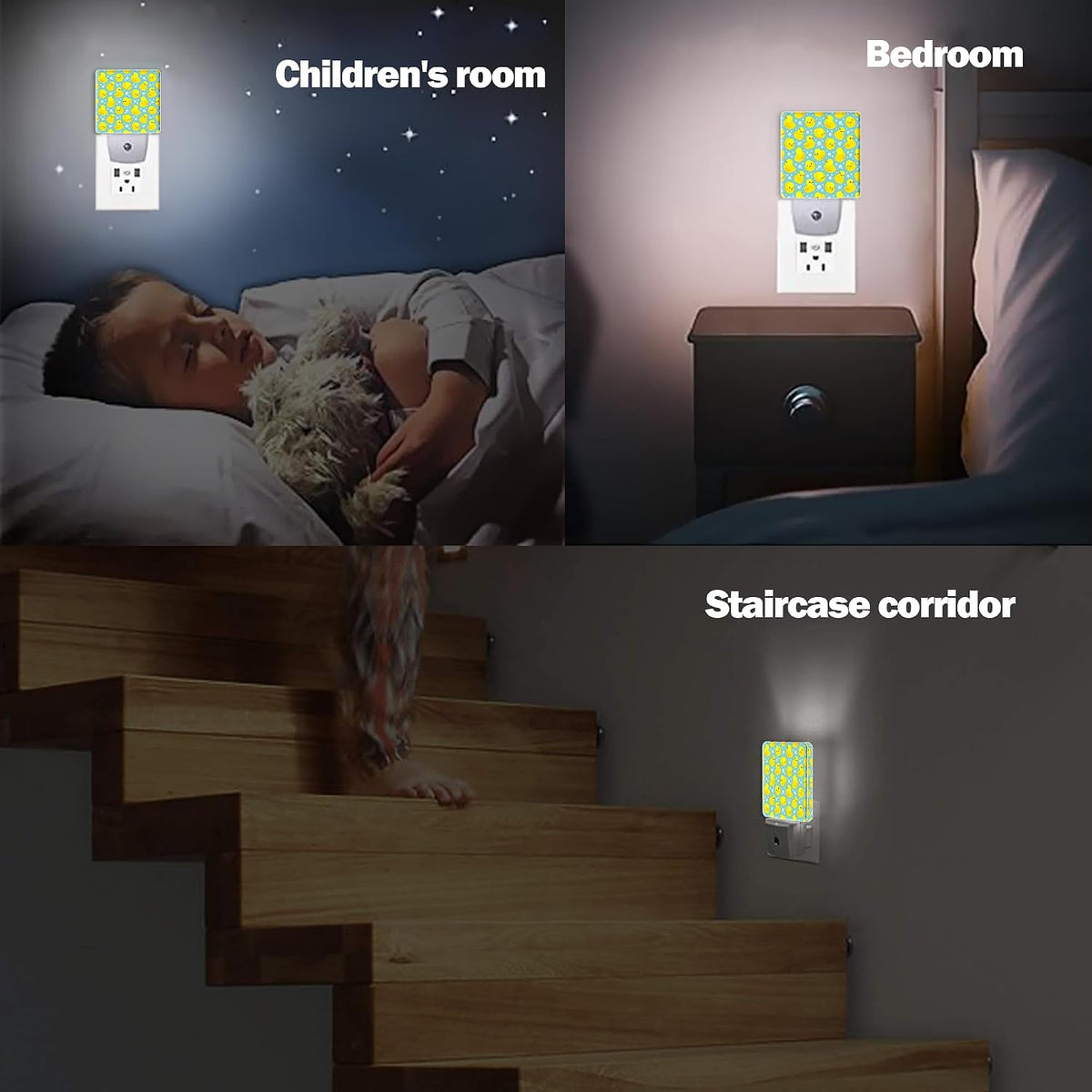 2"D x 3"W x 4.5"H plastic night lights & ambient lighting, alternate view 7