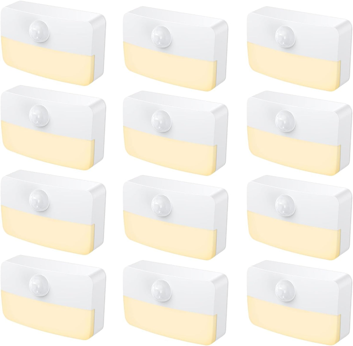 12PCS night lights & ambient lighting in Warm White