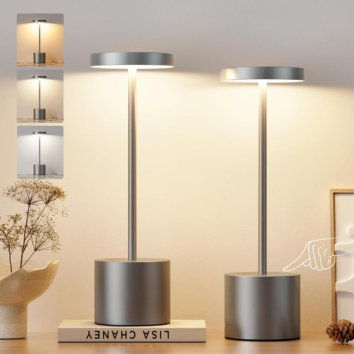3.2"D x 3.2"W x 10.1"H plastic table lamps, alternate view 8
