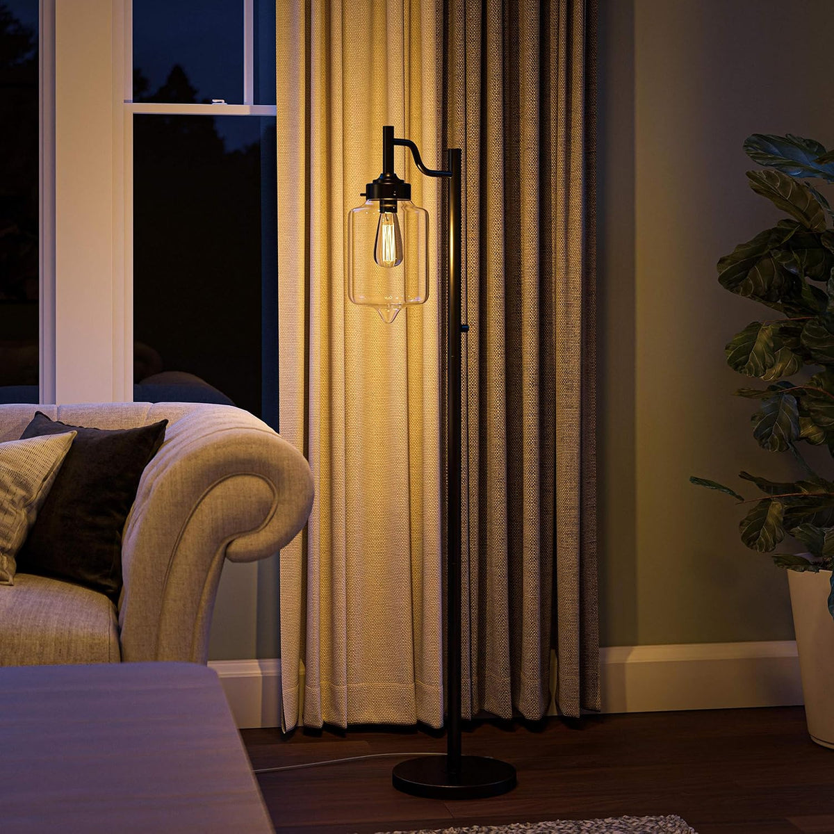 11"D x 17"W x 57"H floor lamps, alternate view 4