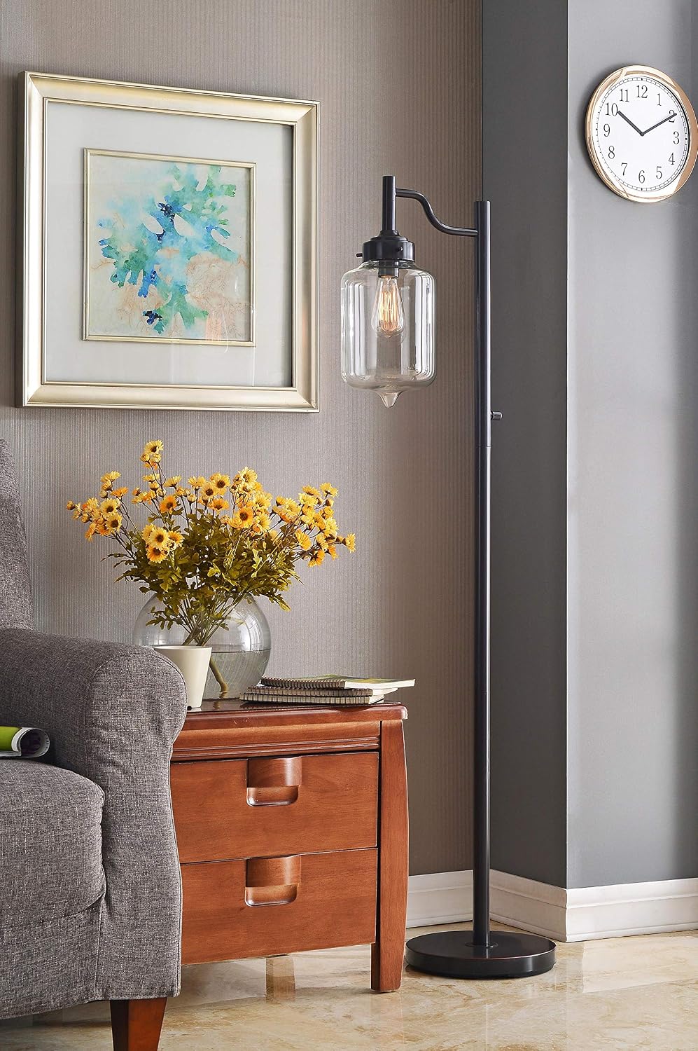 11"D x 17"W x 57"H floor lamps, alternate view 9