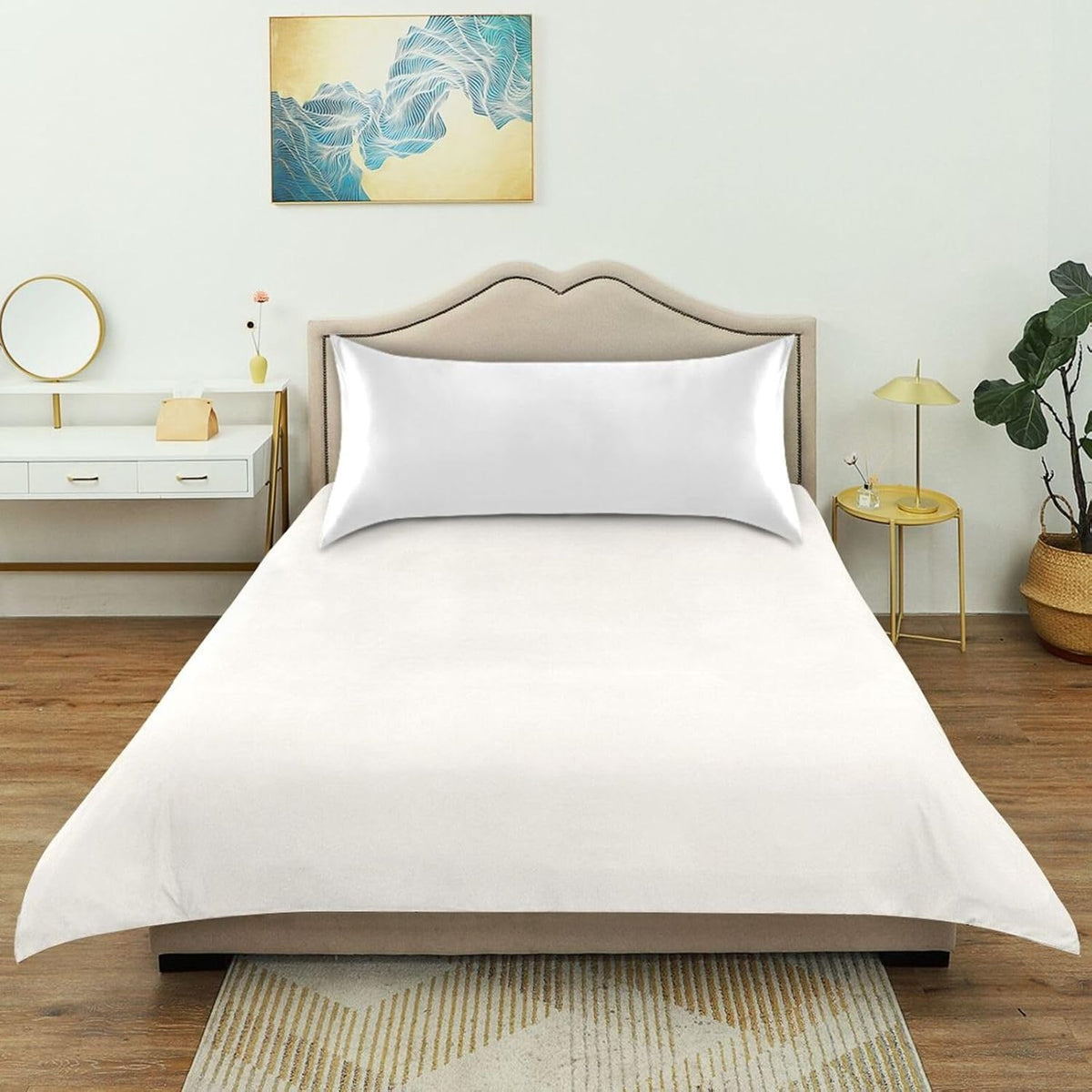 M30x20in polyester pillowcases in White, alternate view 6