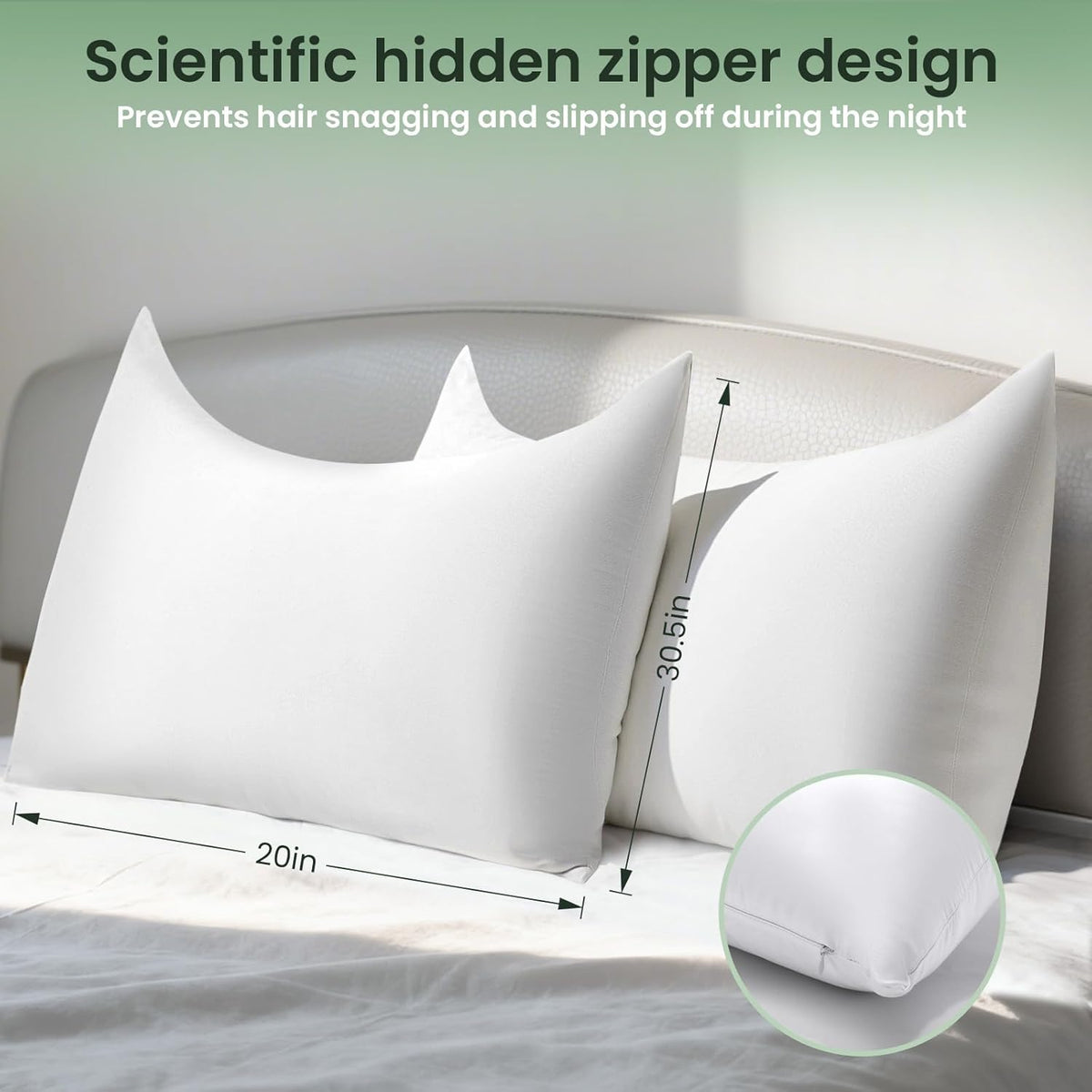 Queen (1 Pack) polyester pillowcases, alternate view 9