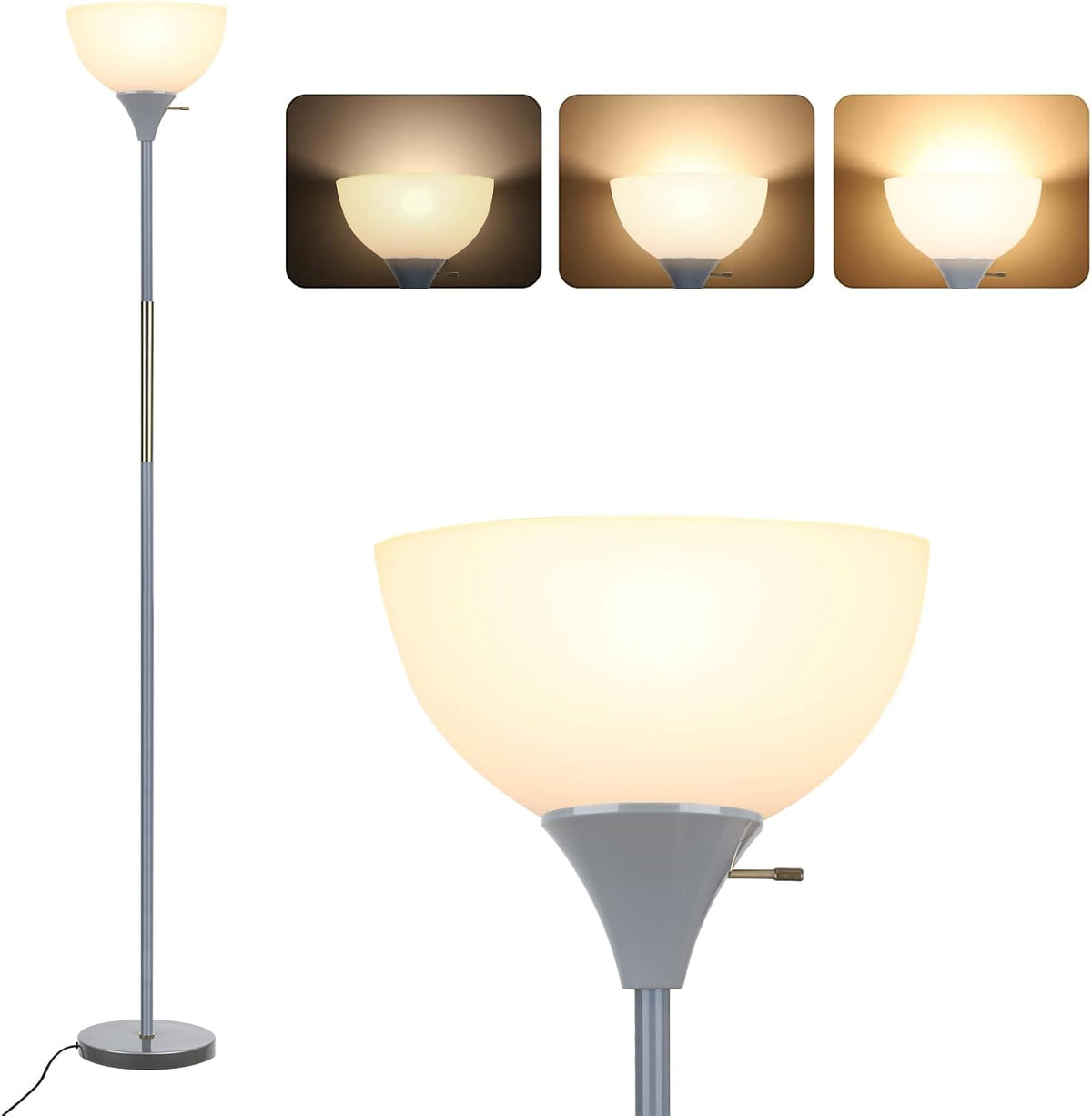 11.81"D x 6.1"W x 13.18"H floor lamps