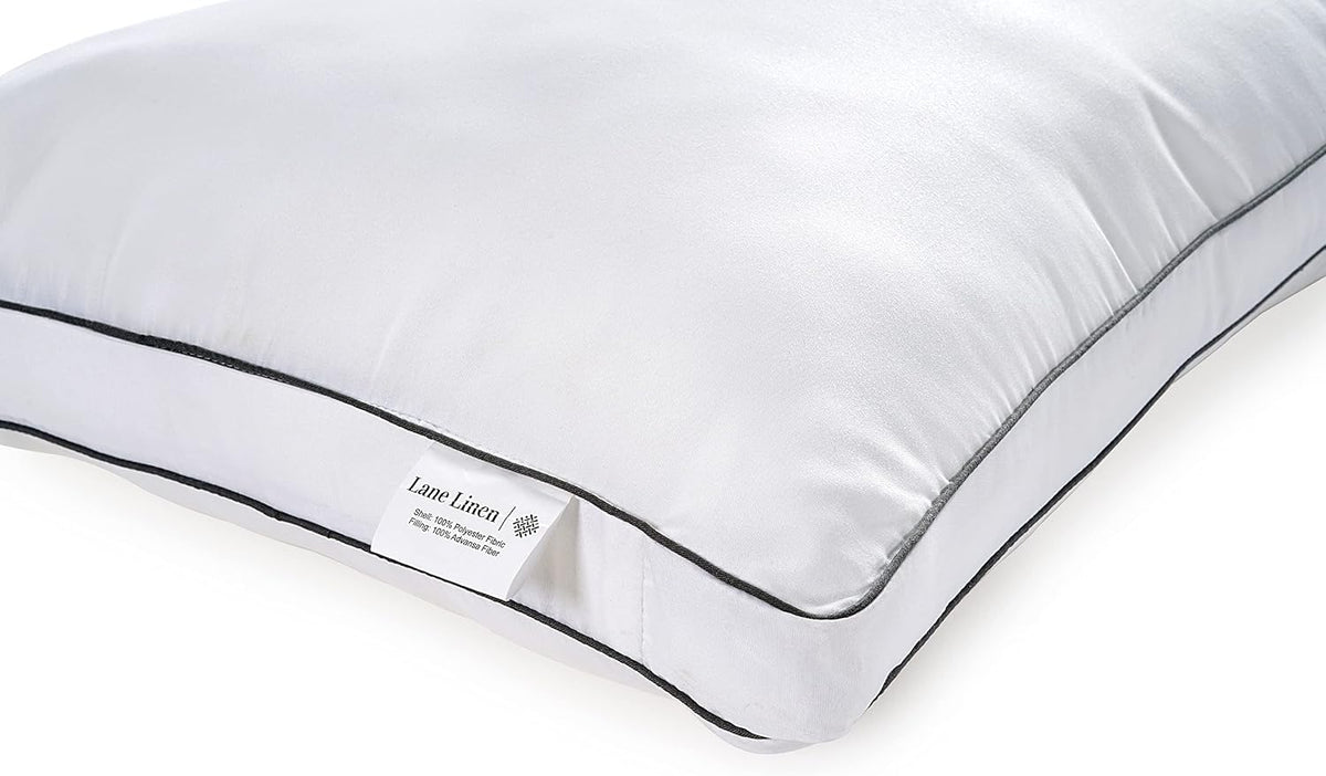 Standard (4 Pack) down alternative pillows in White, alternate view 6