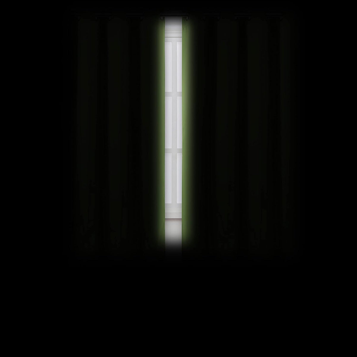 63"L x 52"W polyester curtains in Light Green, alternate view 3