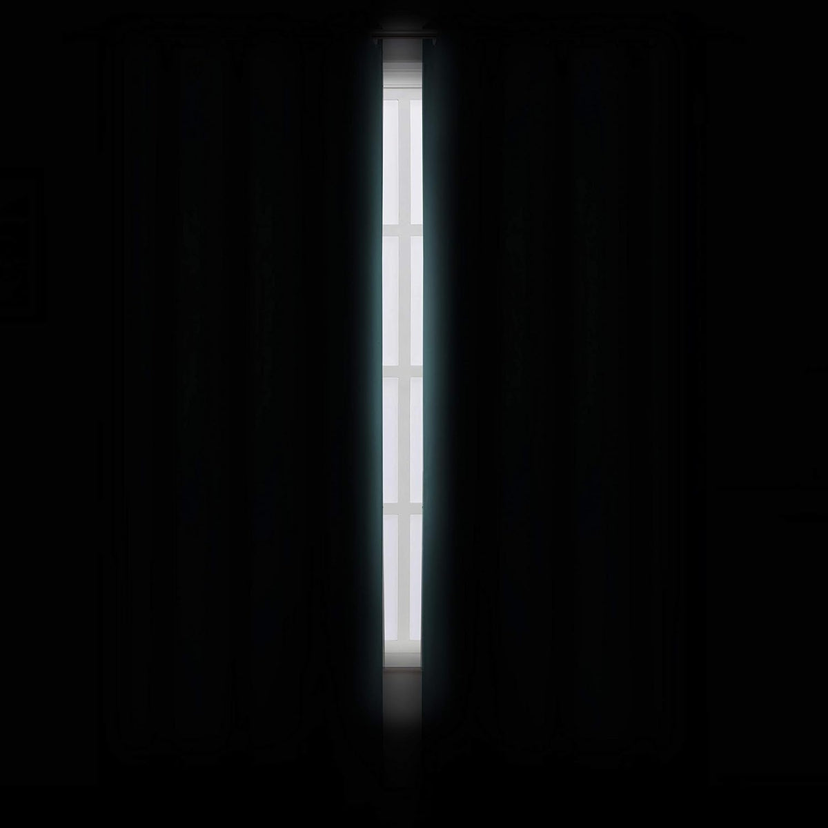 84"L x 52"W polyester curtains in Sea Teal, alternate view 3