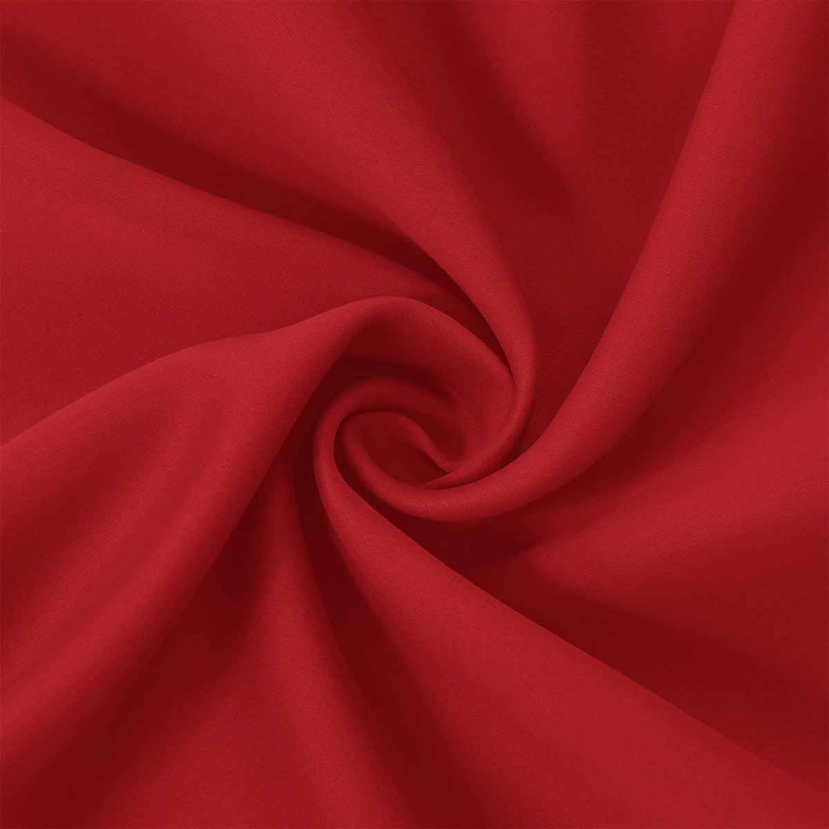 95"L x 52"W polyester curtains in Bright Red, alternate view 5