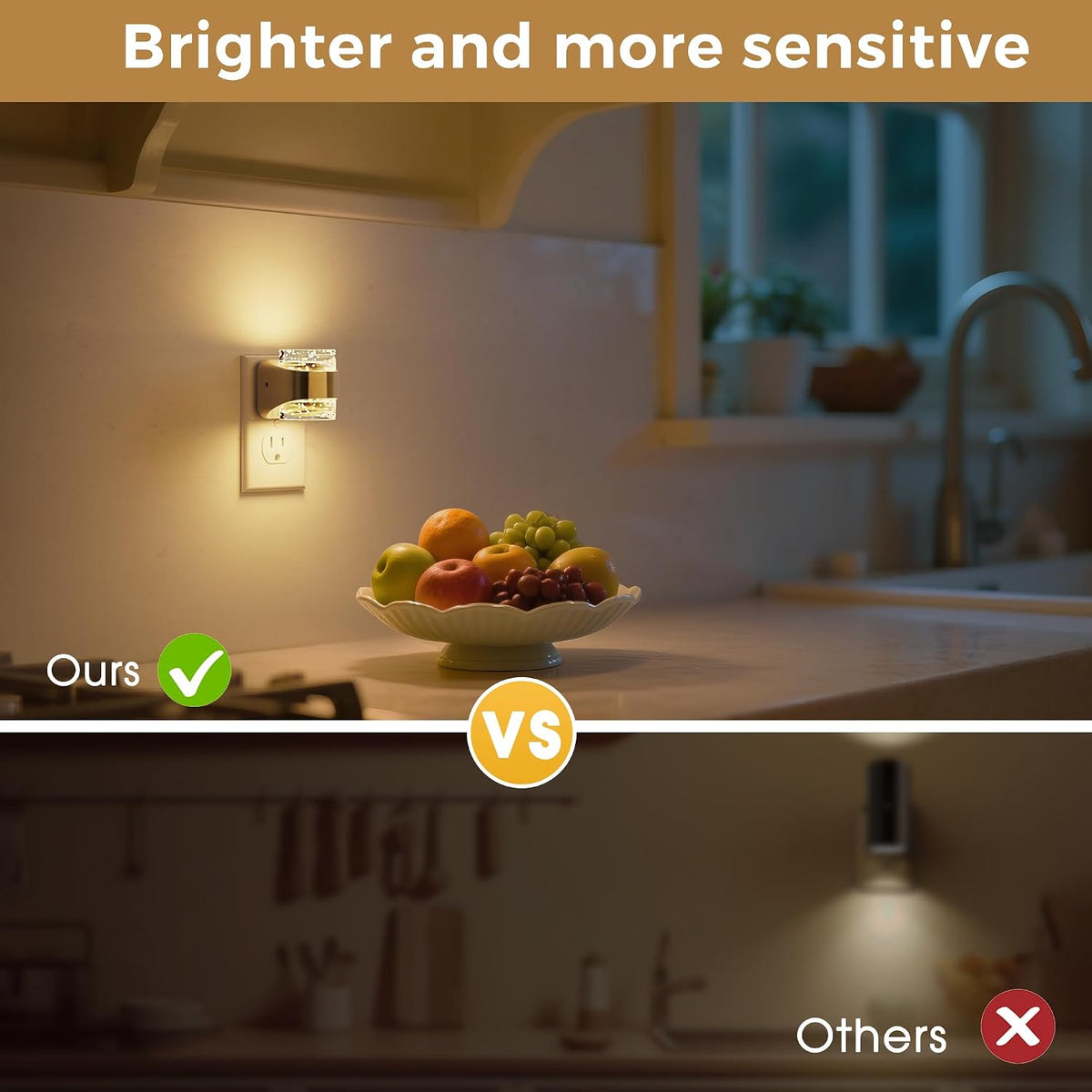 0.35"D x 0.45"W x 0.34"H plastic night lights & ambient lighting, alternate view 4