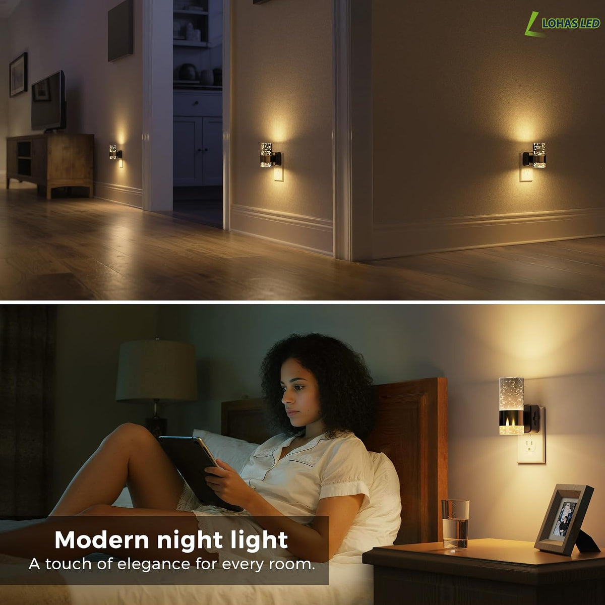 2.8"D x 2.6"W x 2.5"H night lights & ambient lighting, alternate view 6