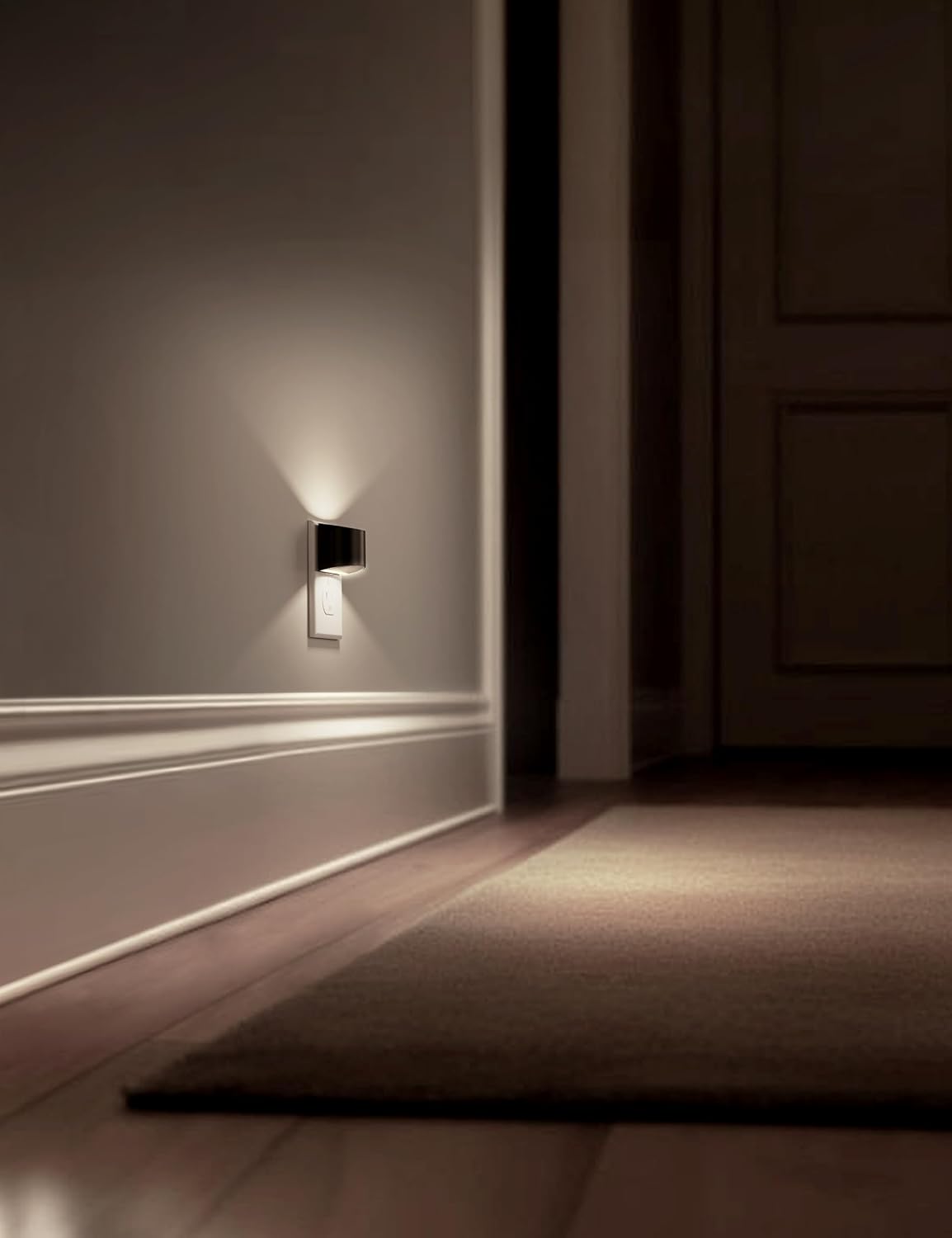 plastic night lights & ambient lighting in Black, alternate view 6