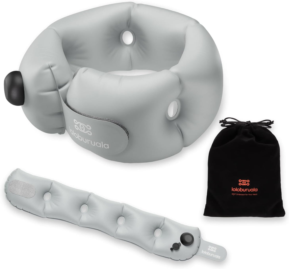 Standard travel pillows in Gray