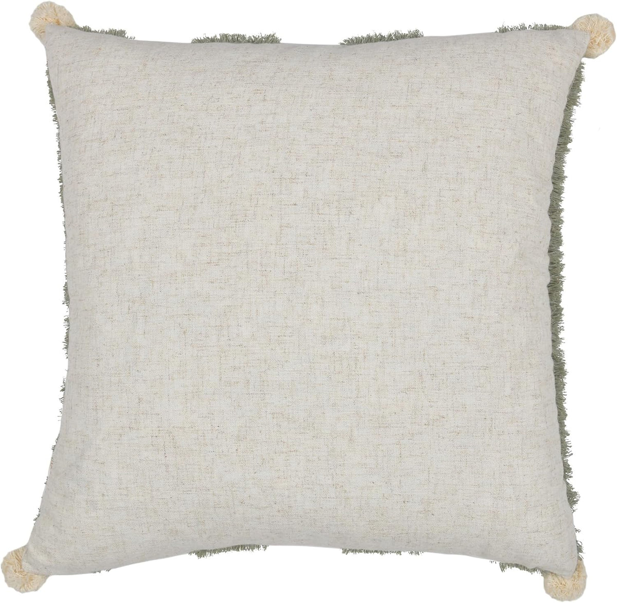 18"L x 18"W linen throw pillow accessories in Tufting Green, alternate view 8