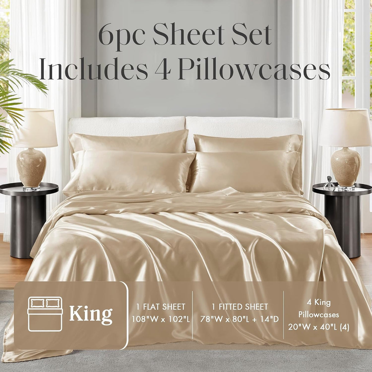 King polyester bedding sets, alternate view 6