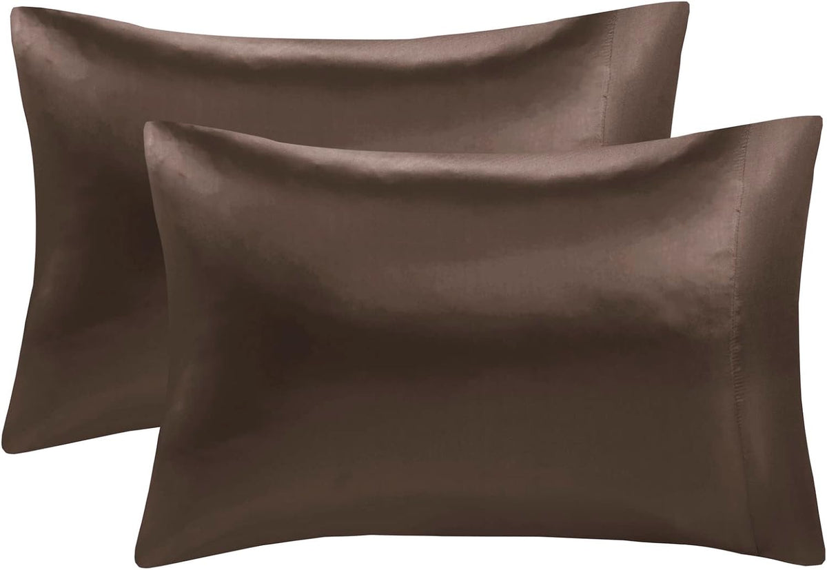 Queen polyester bedding sets in Chocolate, alternate view 14