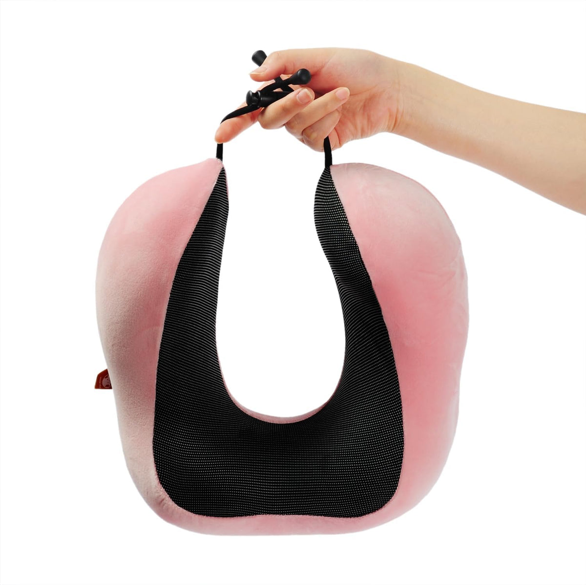memory foam travel pillows in Pink, alternate view 6