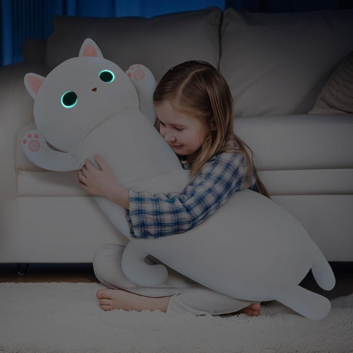 44 inches polyester pillows in White, alternate view 2