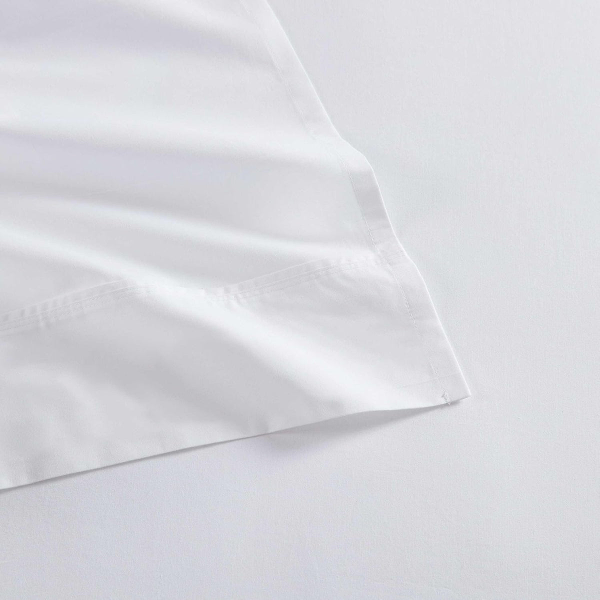 Twin cotton bedding sets in Skylands Solid White, alternate view 6